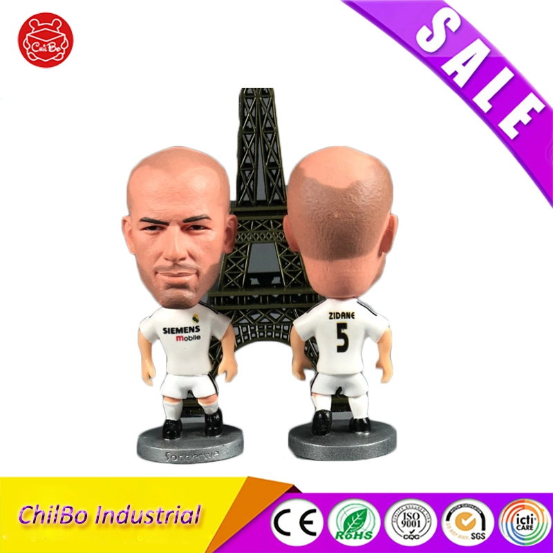 Plástico altamente detallado Deportes Player muebles Figura PVC Estrellas de Fútbol figura Custom Hot Toys