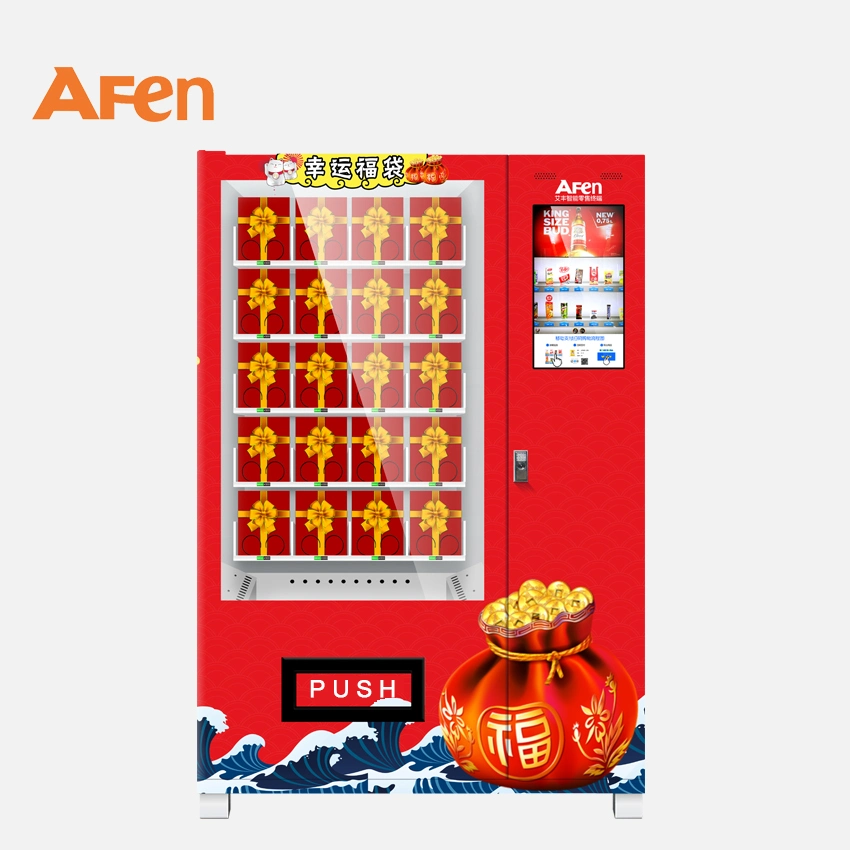 Afen 6 Trays Photo Sticker Vending Machine for Mixture Goods out Door Cell Cabinet in Guard Monitoring