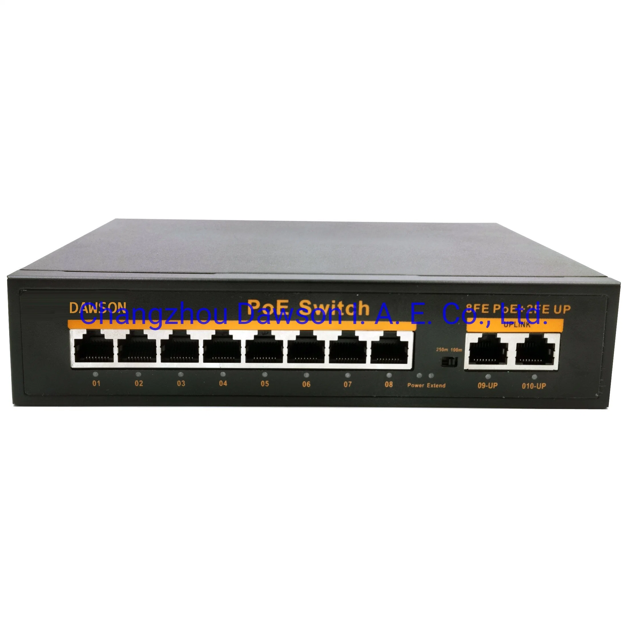 Unmanaged 8 Ports Poe Network Switch with 8+2 Uplink Full Gigabit