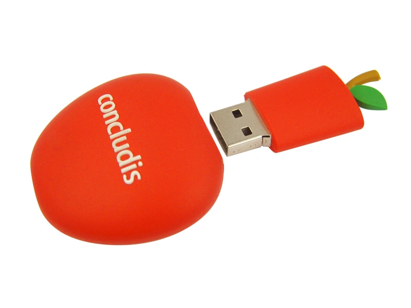 PVC suave Custom Tire Shape USB con logotipo de Marca activada Molde