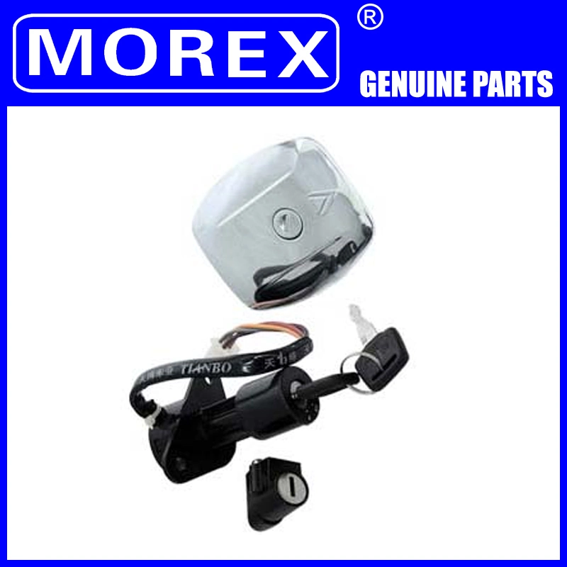 Motorcycle Spare Parts Accessories Morex Genuine Ignition Switch for GS-125 Original Honda Suzuki YAMAHA Bajaj Vespa Kymco Lock Set Kit Tank Cap