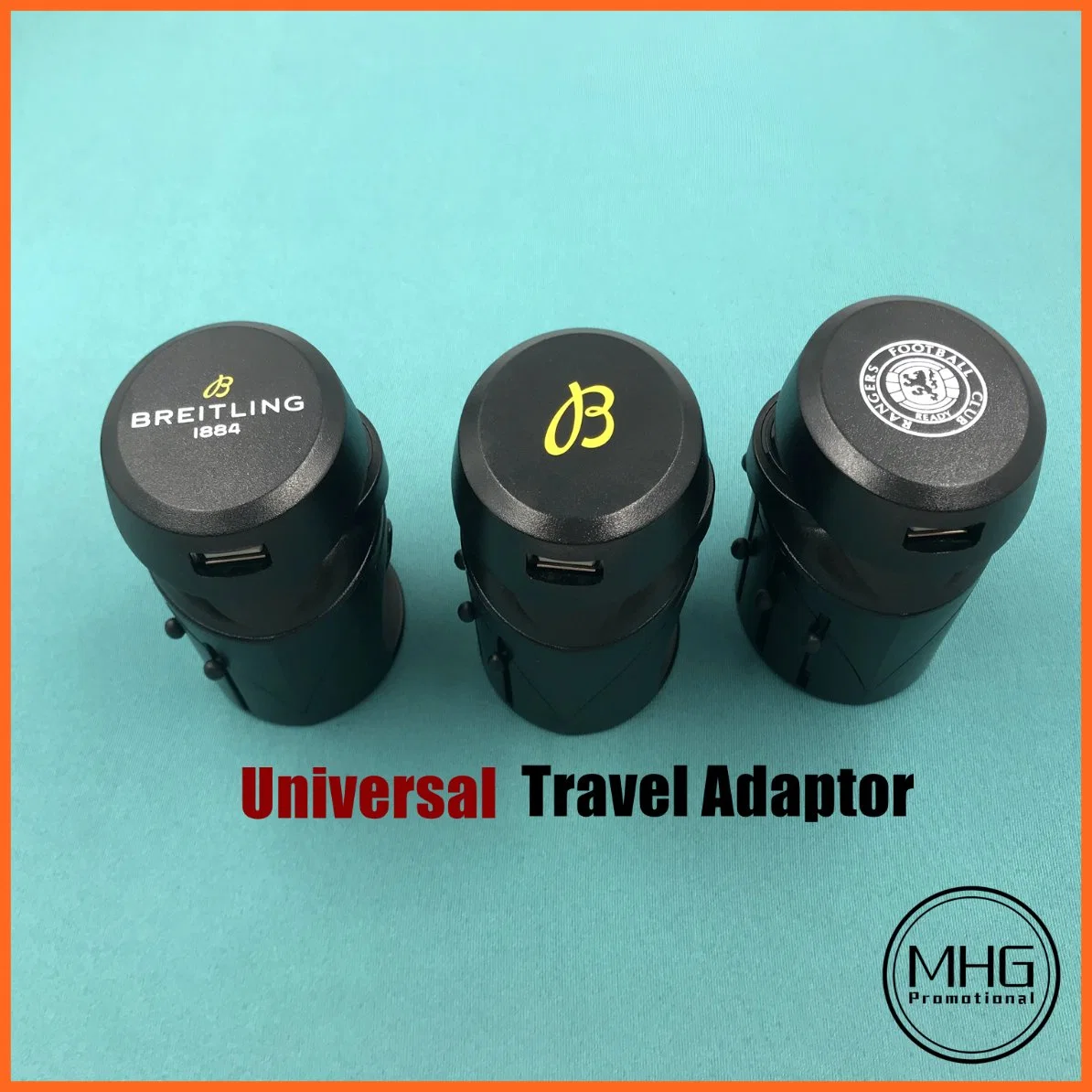 Universal Travel Plug Power Charger Adaptor with Socket and USB