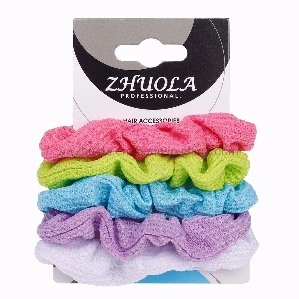 Hot Selling Girl's Fabric Scrunchies Accessory