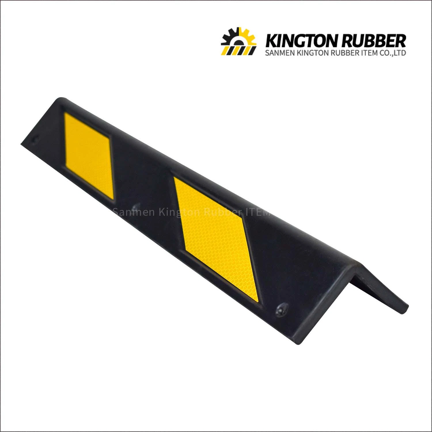 Wall Corner Protector 600*80*10mm Rubber Right Angle Guard Parking Lot Safety