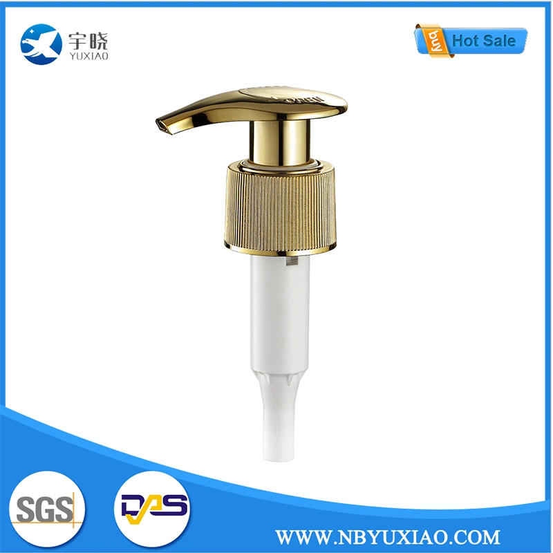 24/410 Transparent Plastic Liquid Shampoo Soap Dispenser Cosmetic Wash Packing Left and Right Rotary Switch Press Type Emulsion Lotion Pump (YX21-1)