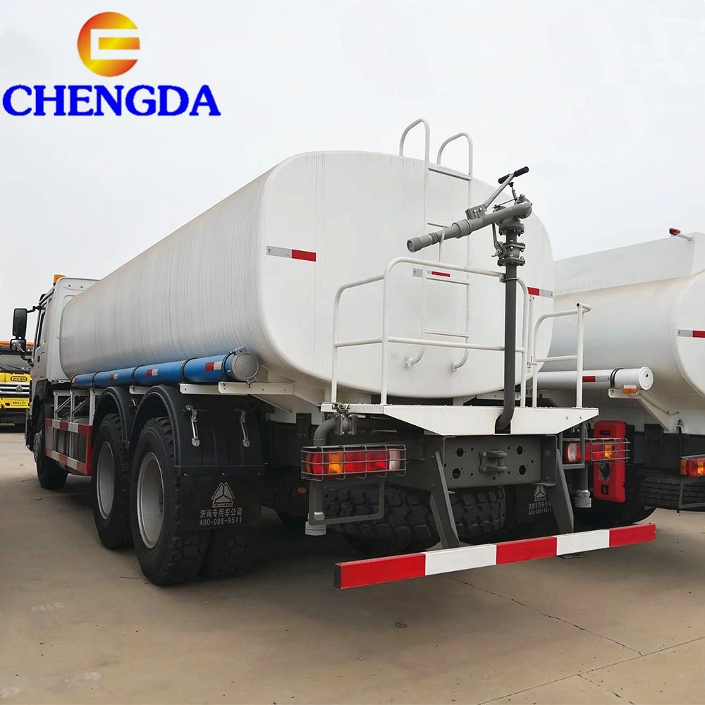 Used New China 6X4 371HP HOWO 30000 Liters Special Water Tank Tanker Truck