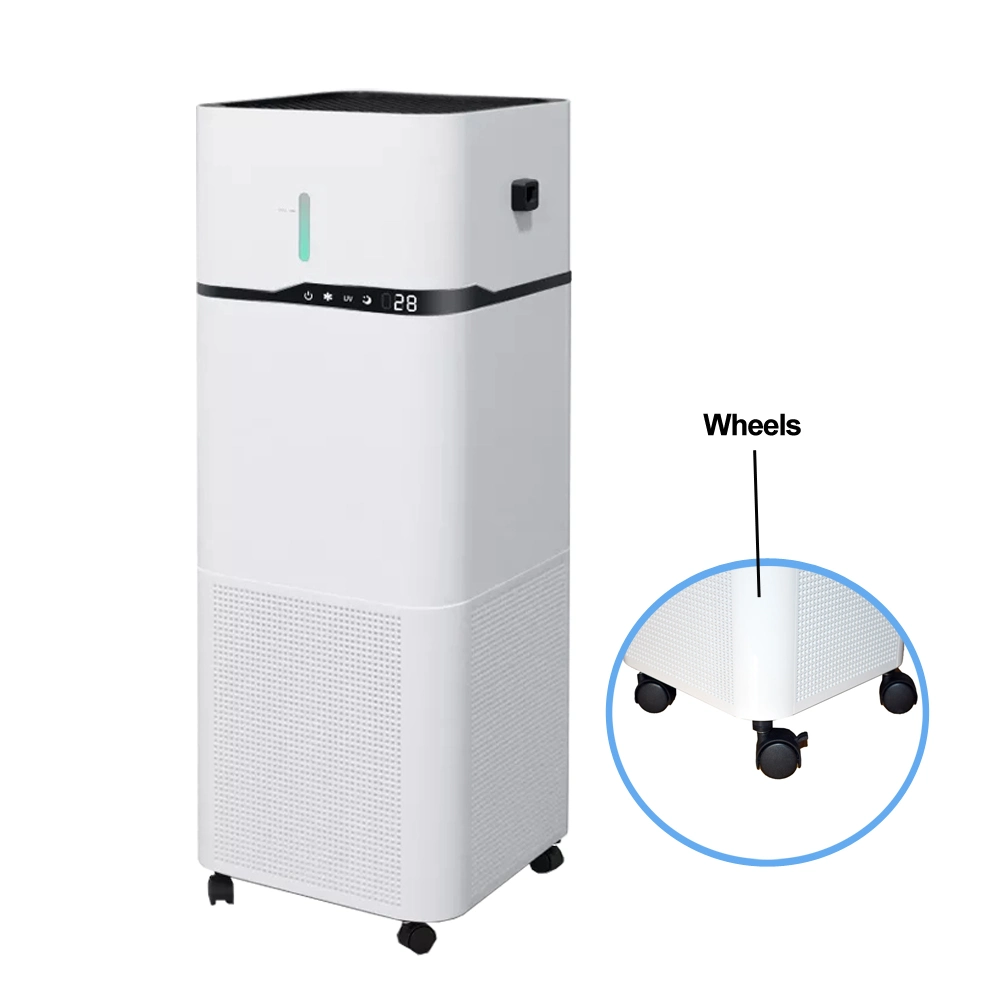 No Mist Evaporative Humidifier H13 HEPA Filter Air Purifier with UV Ion