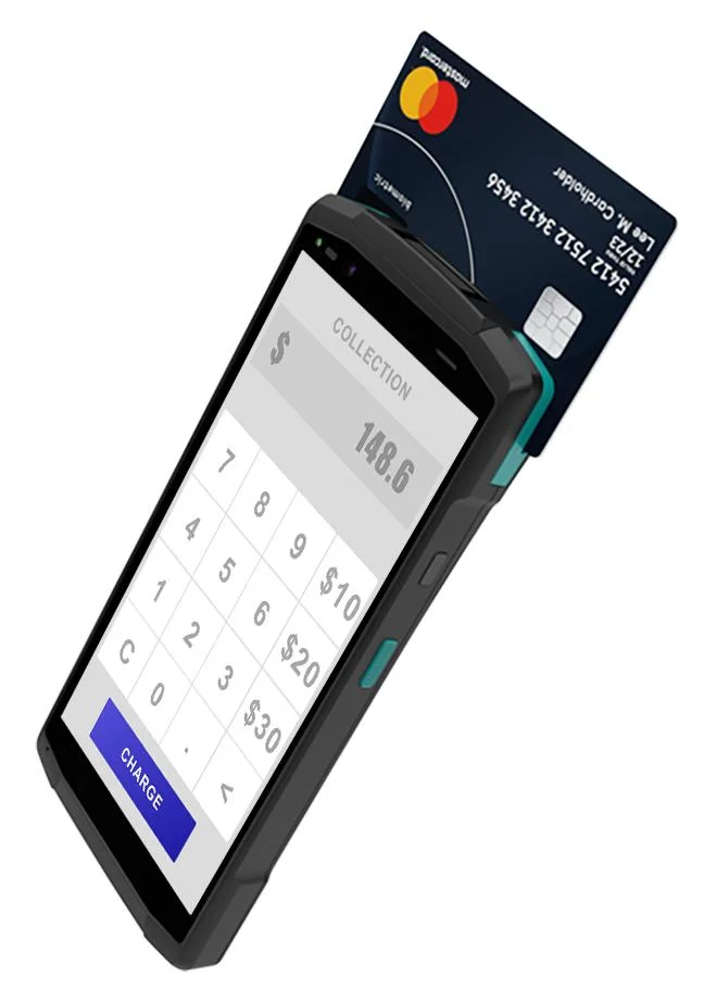 Очень высокое качество Ручной - все в одном Smart Android POS терминал с Bar-Code &amp; Finger-Printer от Zhenda с сертификации