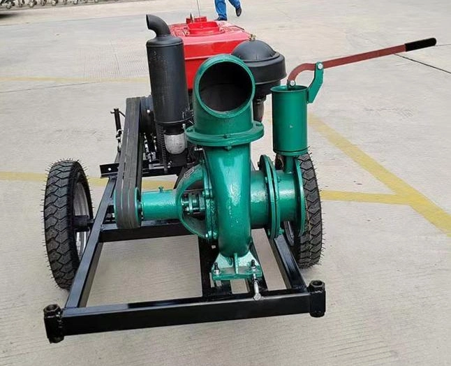 High Pressure Water Centrifugal Sewage Automatic Dewatering Single Cylinder Diesel Engine Pump