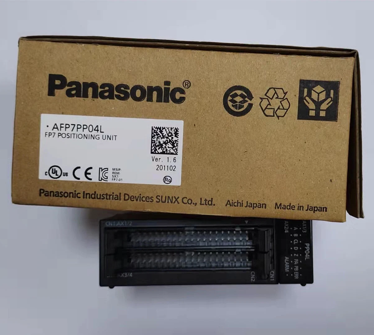 Panasonic Fp7 Series Motion Control Unit Afp7mc16ec PLC Module