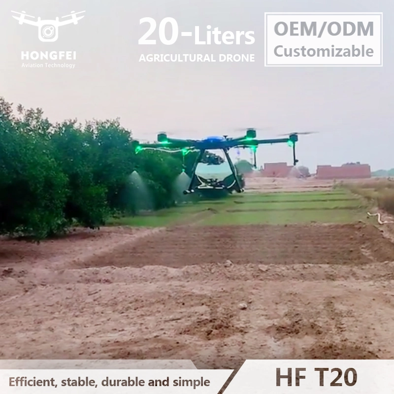 Custom RC Sprayer 20L Capacity Tank 6 Axis Multi-Rotor Agricultural Drone for Crop Pesticide Spraying