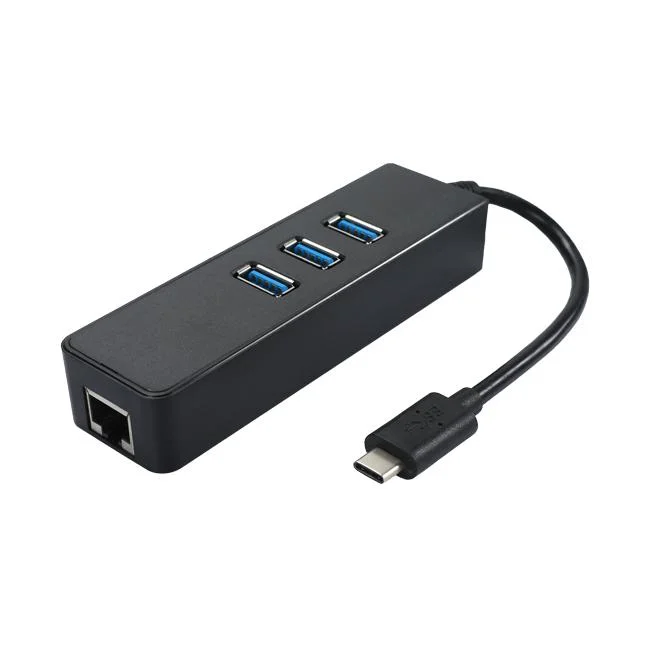 USB 3.1 Type C to USB 3.0 RJ45 Ethernet Hub