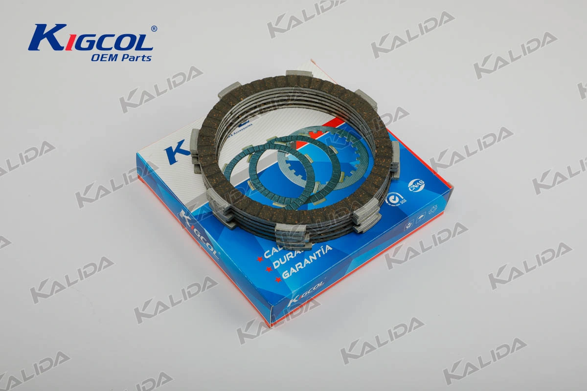 Kit de disco de embrague Cg125/150/200 6pcs Motor de alta calidad de Kigcol Accesorios para Honda/Italika/ZS/Akt Disc