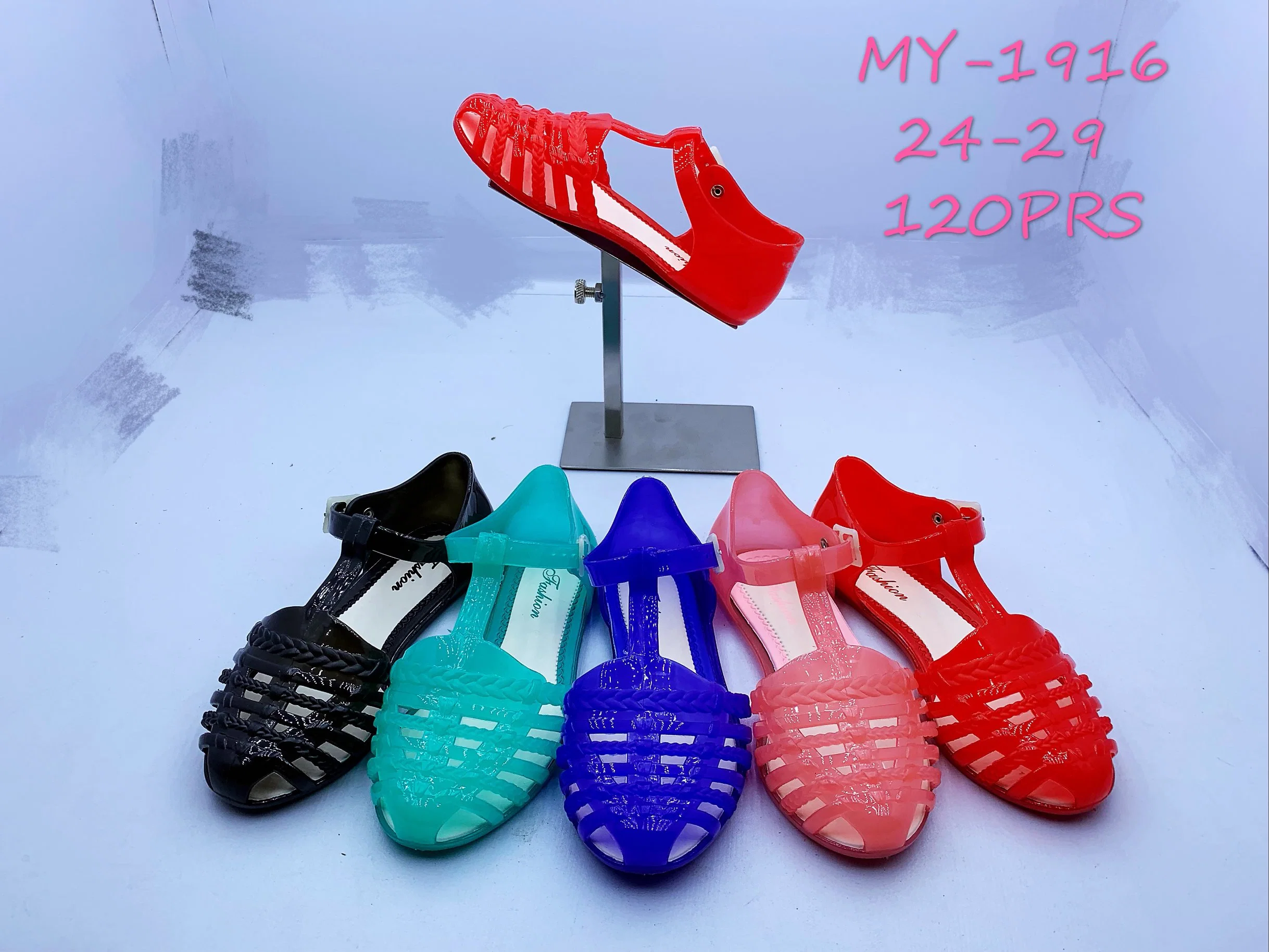 PVC Jelly Children Shoes Kid' Sandal Made in Guangdong