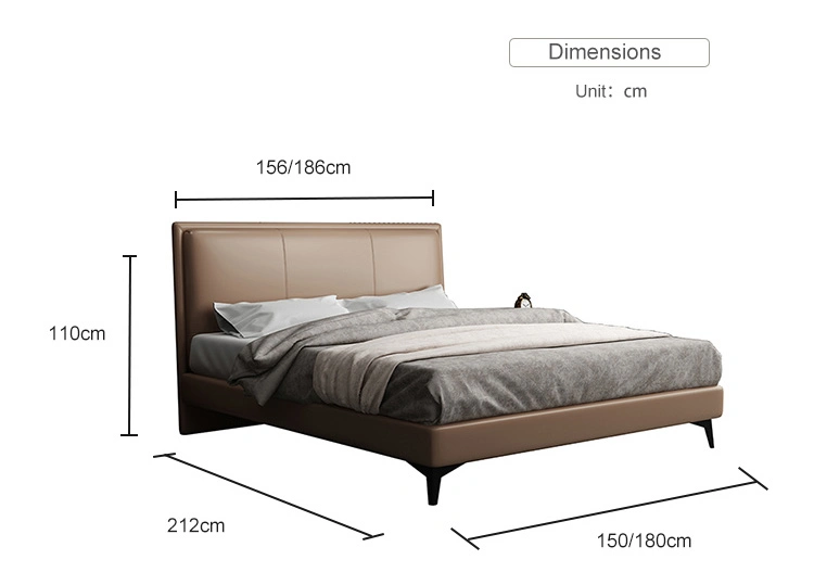 Wooden Furniture Storage Wood Frame Murphy Flat King Size Bed with Factory Price