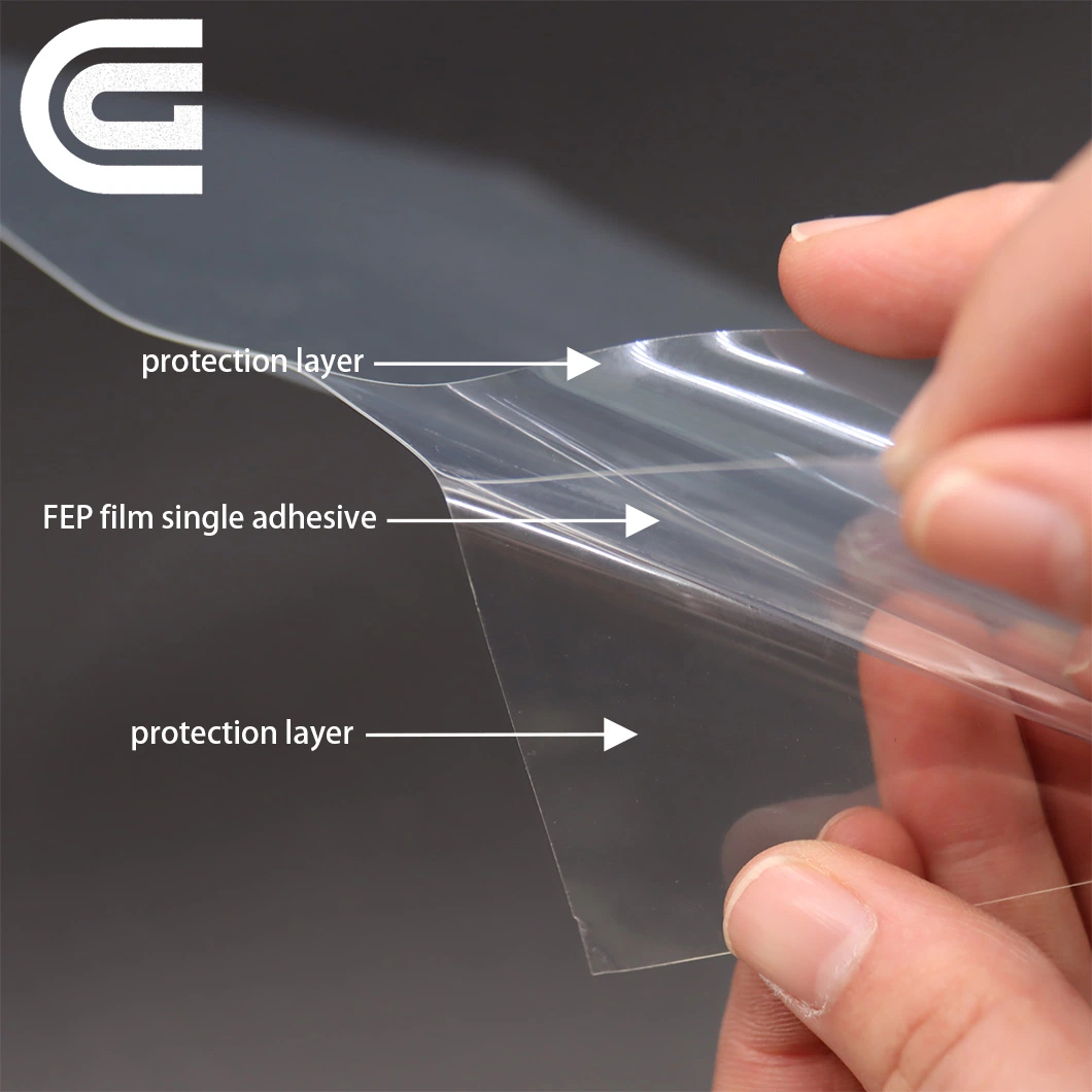 La película flexible de alta FEP transparente cinta adhesiva de silicona para la impresión 3D