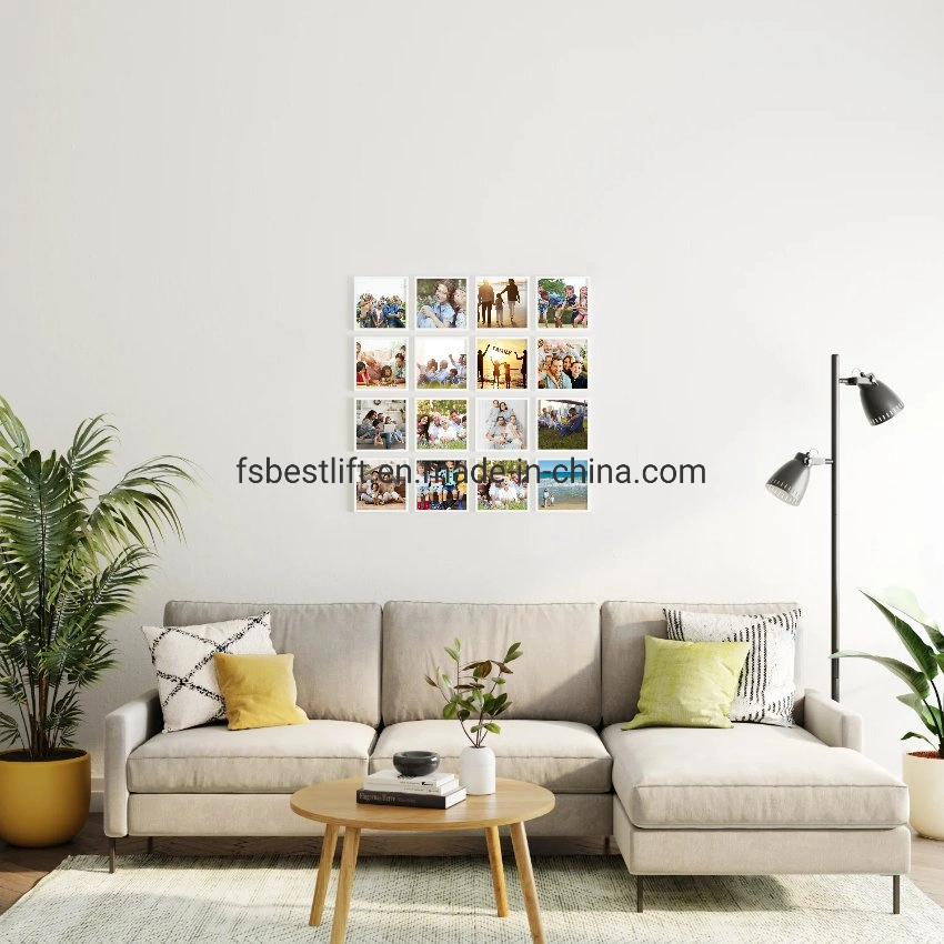 Neues Design Bestile Square restickable Entfernung Fotorahmen für Wand Kunst