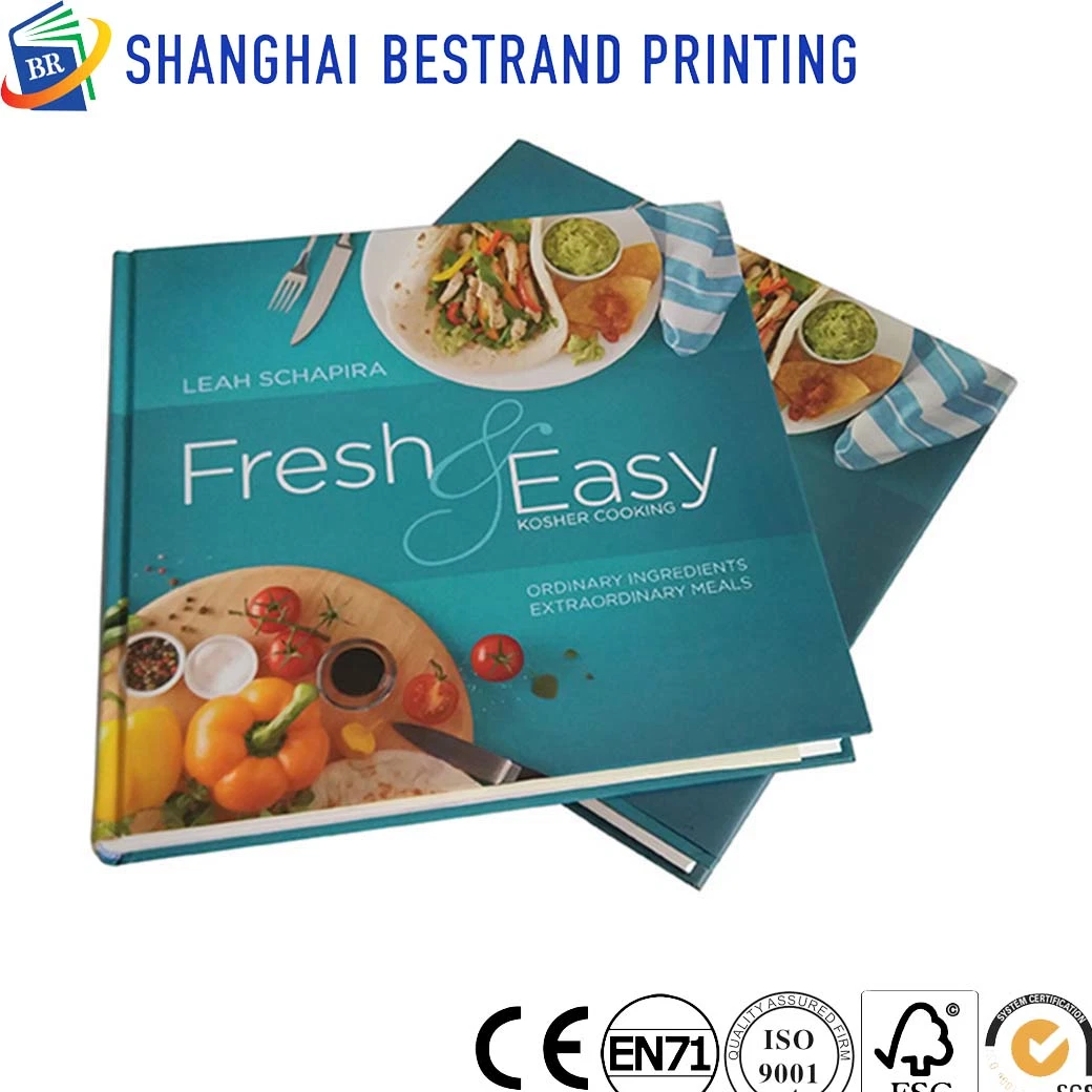Customer Hardcover History Book Printing with Silver Foiling and Embossing