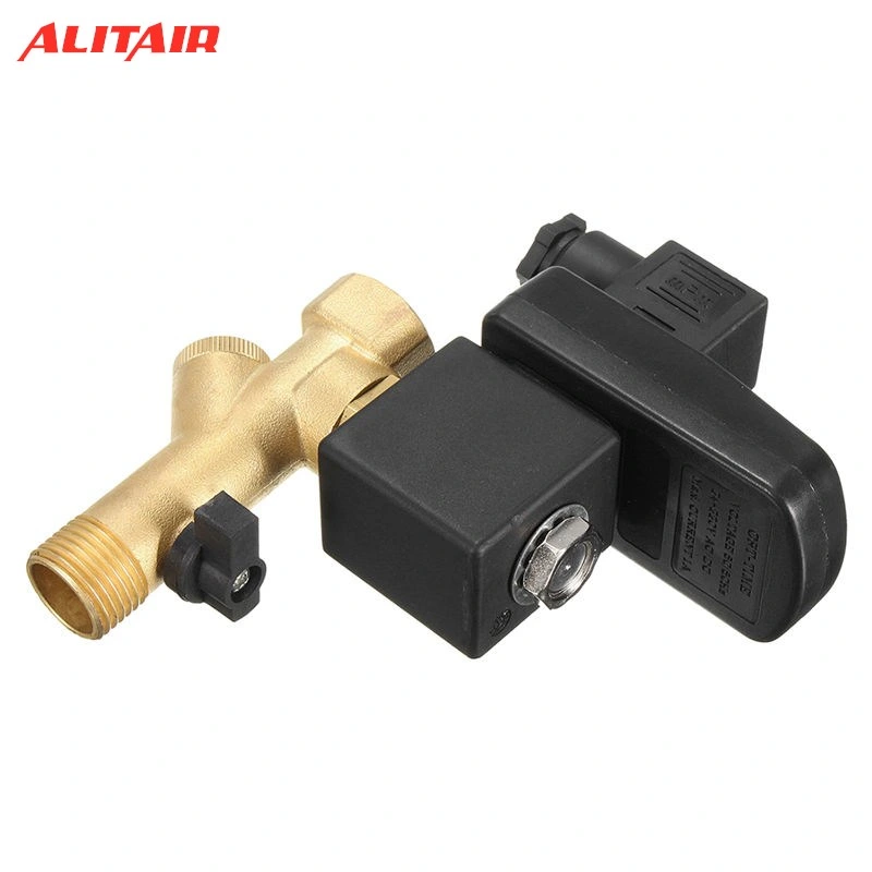 1/2" Tank Filter Auto Drain Solenoid Valve for Comrpessed Air System