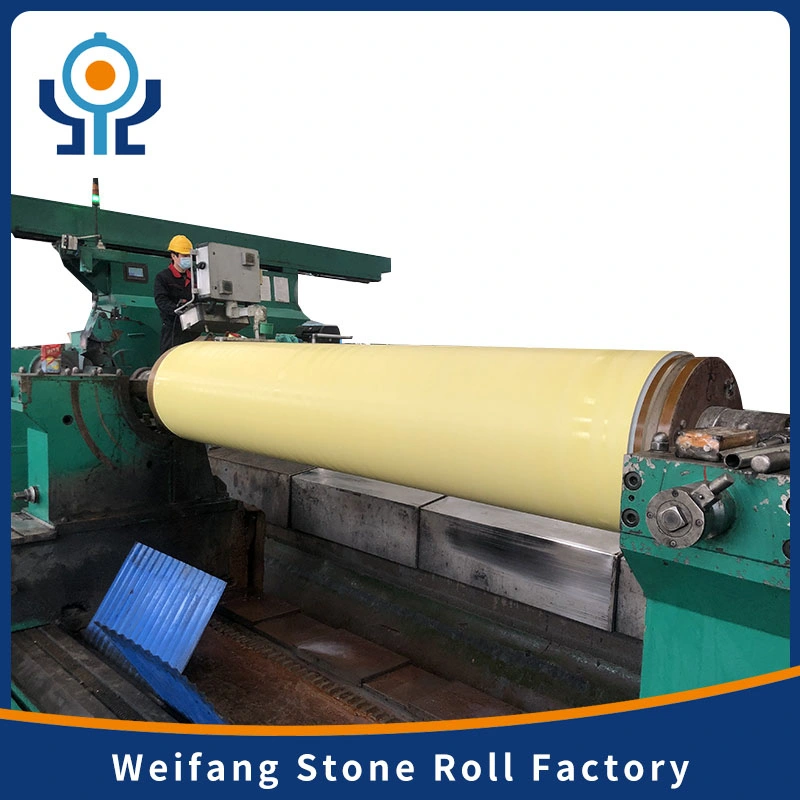 Customized Dia Composite Rubber Covered Roller Stone Roller for Papermaking
