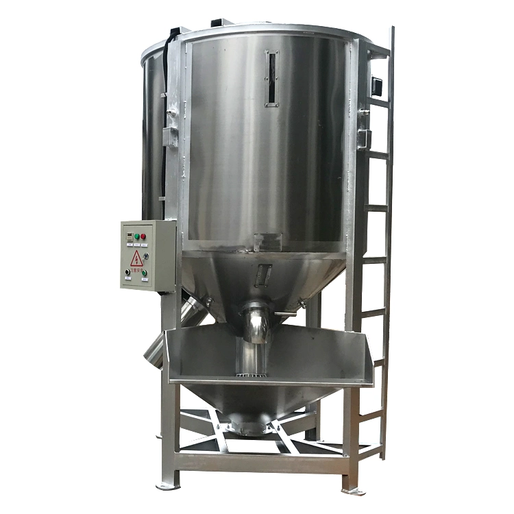 Fish Feed Mixer Machine Raw Materials Plastic Vertical Mixer