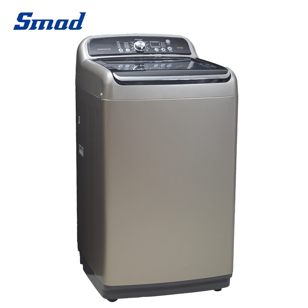 Lave-linge à chargement automatique par le haut, grande capacité, 12 kg, métal