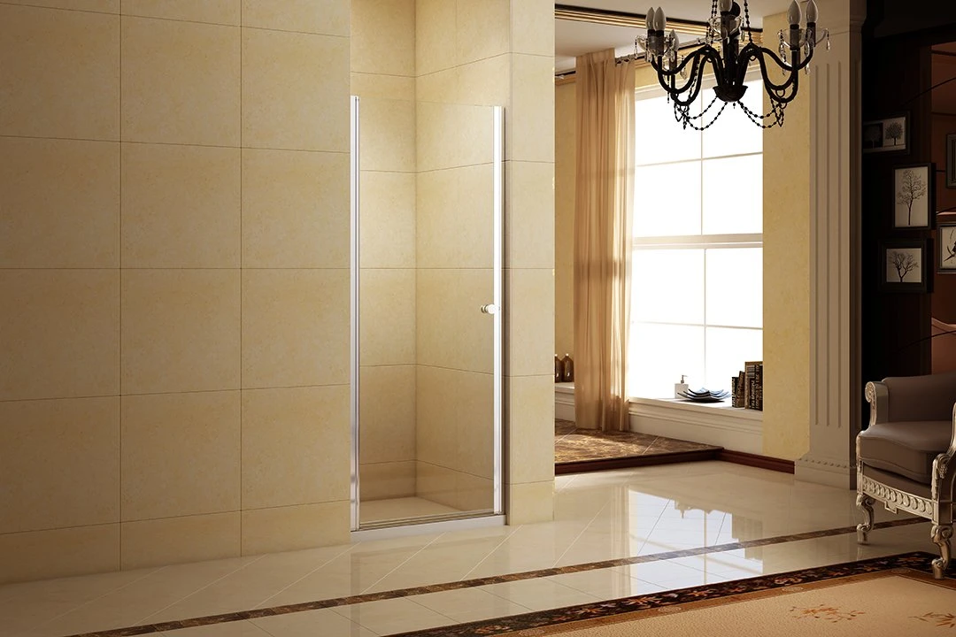 Swing Shower Door Open Inside and Outside for Bathtub Screen