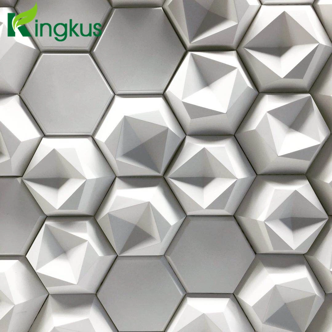 3D Edgy Acoustic Polyester Wall Tiles