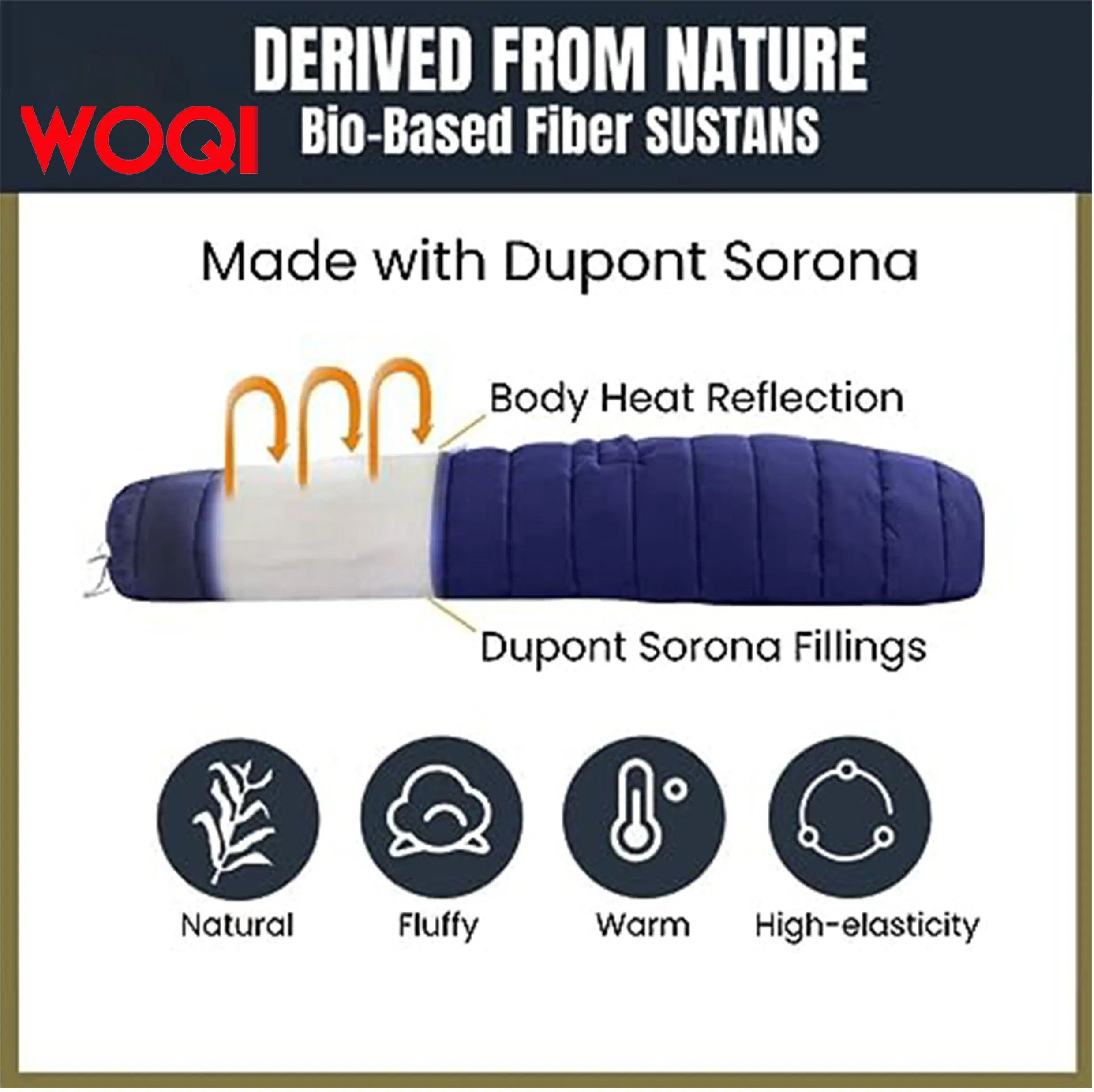 Woqi Wholesale/Supplier Mochila portátil Camping Senderismo Ultra ligero dormir Bolsa mamá