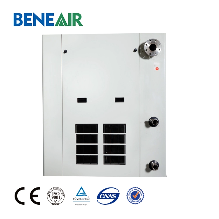 7bar 8bar 10bar Water Cooled 160kw 220HP Direct Drive Water-Injected Oil-Free Rotary Single Screw Type Pm VSD Air Compressor