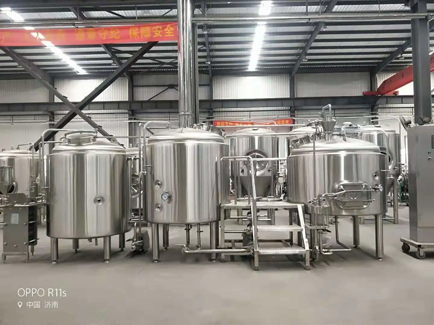 15bbl 3 Vessels Beer Brewing Project with Mash Lauter Tun and Boiling Kettle Whirlpool Tank