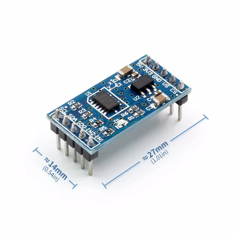 Выход на заводе новых Adxl345 Iic / Spi цифровой датчик угла поворота модуля ускорения