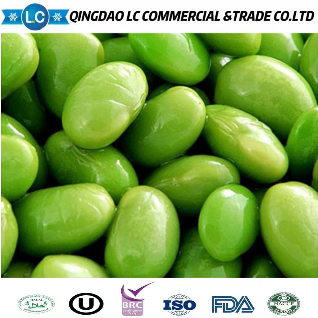 Bulk Roh Edamame Gemüse Produkte Frozen Green Soy Bean