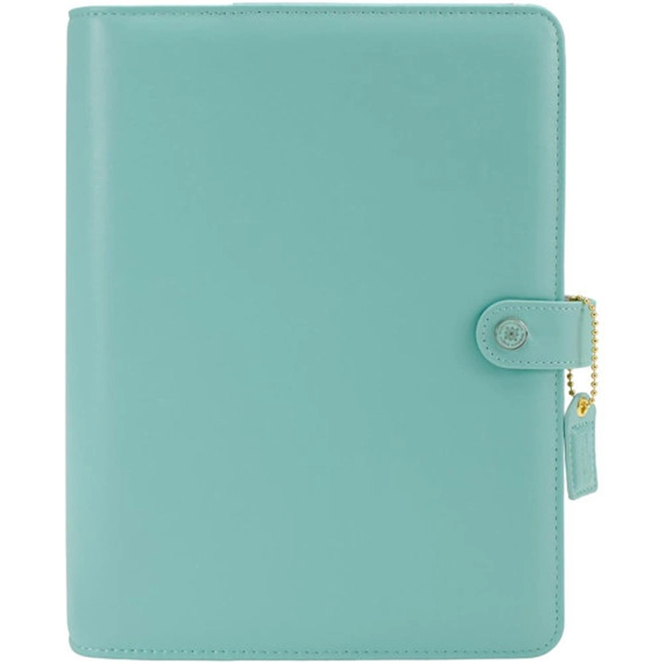 Leather Personal A5 Gold 6 Ring Binder Planner with Various Colors