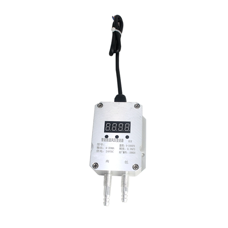 Air Differential Pressure Transmitter Micro Wind Pressure Sensor 0~50PA 10kpa 20kpa 4-20mA 0-5V 0-10V 24VDC