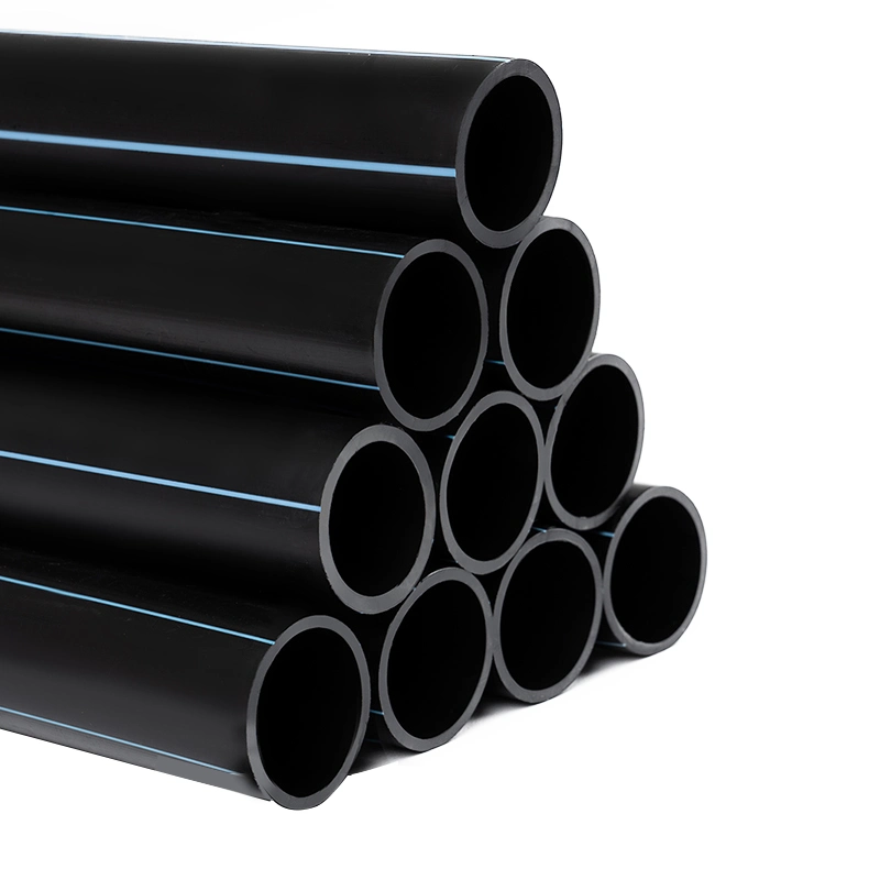 HDPE Water Supply Pipe SDR11 Drain Pipes Professional PE Pipe Production