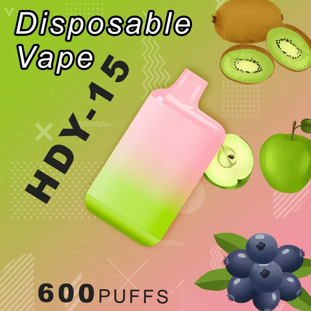 2022 New Coming Slim Vape 600puff Vape Mesh Coil Nicotine Free Mini Disposable/Chargeable Vape