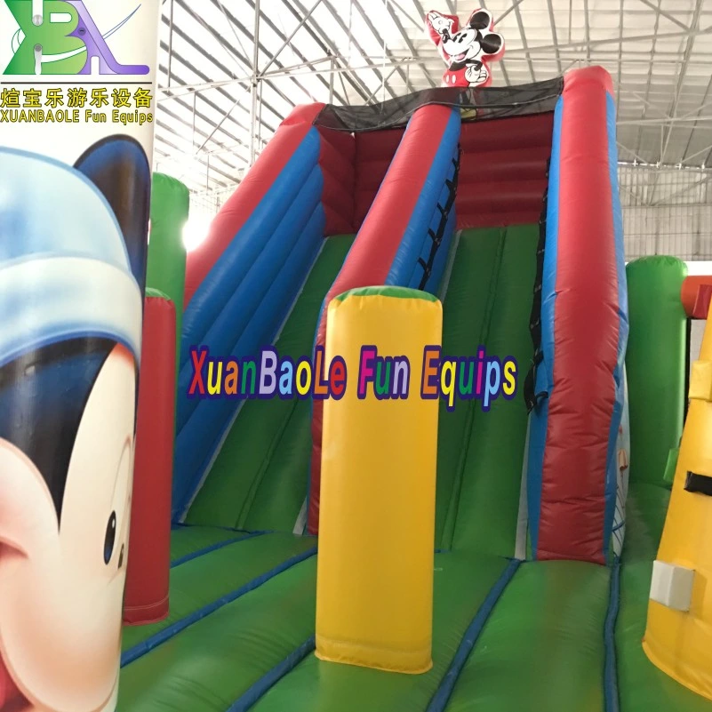 Fashion Popular Funny Kids Inflatable Jumper Bounce House Teenagers School Party Jumping Slide Combo