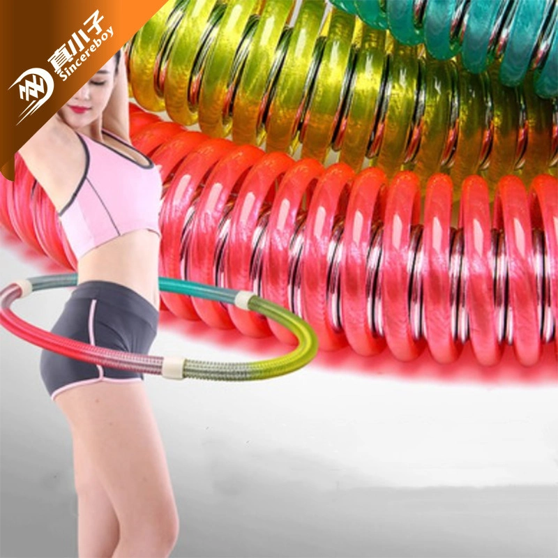 OEM Foldable Plastic Multifunctional Hula Hoop Fitness Padded Exercise Gym Workout Hola Hoops