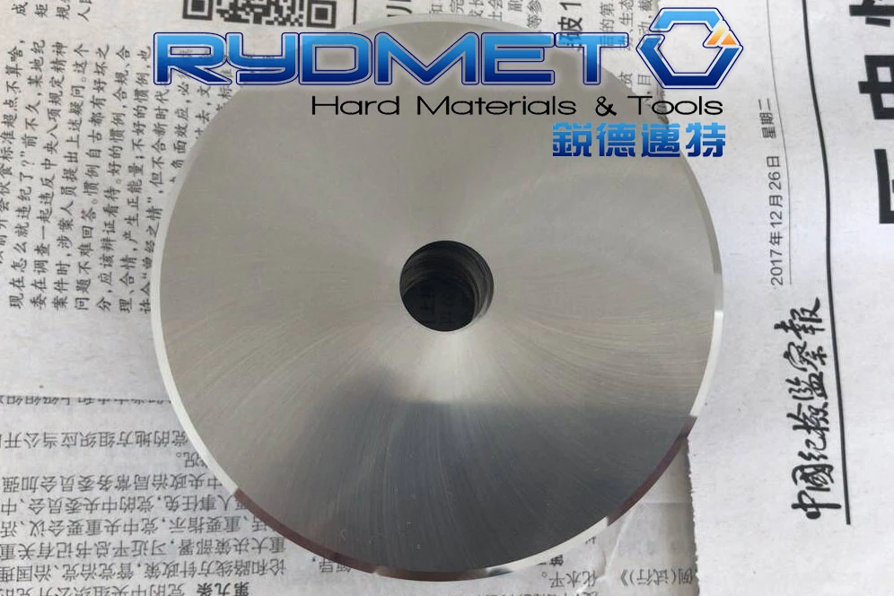 High quality/High cost performance  Solid Tungsten Cemented Carbide Slitting Knives Blades Cicular Round Ring