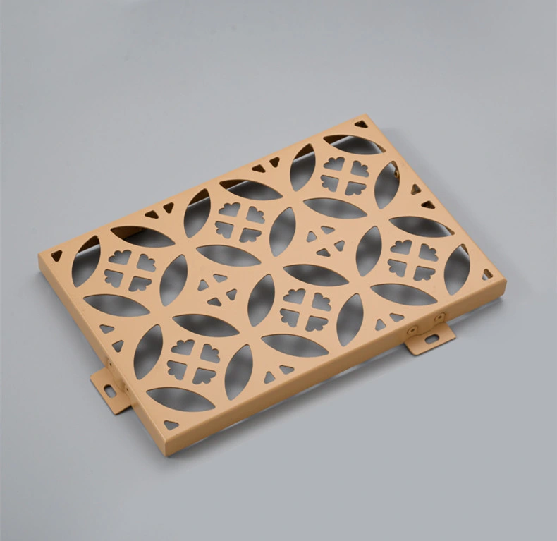 Aluminum Laser Cutting Panel CNC Aluminum Perforated Panel Decoration Carved for Outdoor Curtain Wall Panel