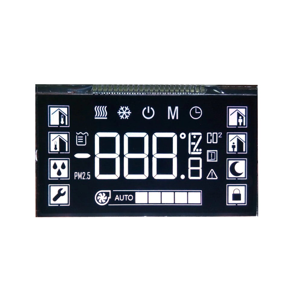 Custom Digital Va Screen Monochrome Segmented LCD Displays