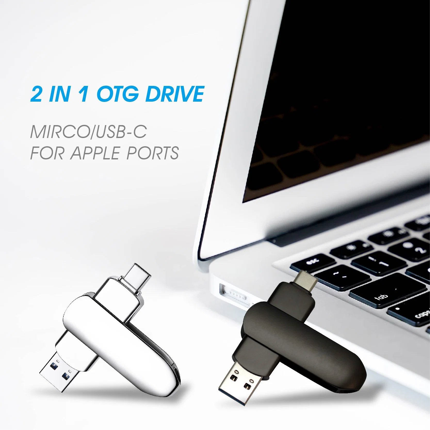 Ronc USB 3.0 Flash Drive Photo Stick Memory Stick External Storage for iPhone/iPad/Android