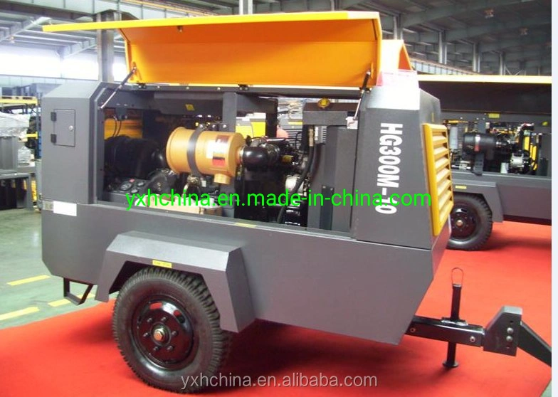 Air Compressor with CE 110HP Portable Screw Air Compressor Diesel for Mine Drilling Rig