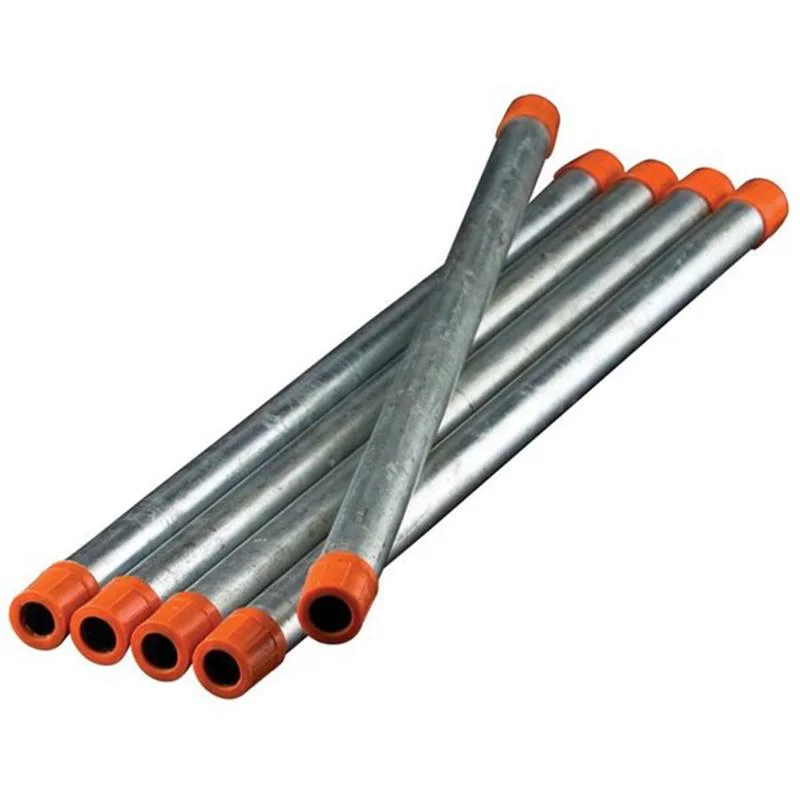 Dx51d Dx52D Dx53D Round Tube 0.4-12mm Wall Thick Galvanized Steel Pipes Used Street Lighting Poles