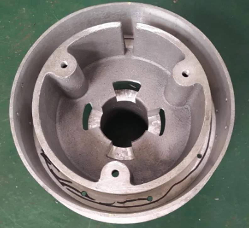 Aluminum Alloy Gravity Sand Cast High Pressure Housing Machine Part Casting Part with ISO Certification