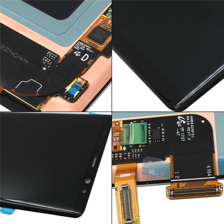 Calidad original OEM Teléfono Móvil de sustitución de la pantalla LCD táctil de Samsung Nota Completa LCD8