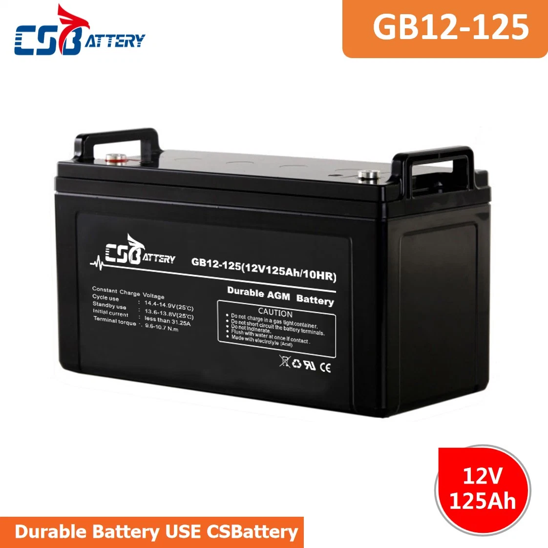 Için CSBattery 12V120ah Bateria Serbest Bakım Kurşun Asit AGM Akü UPS/Elektronik/Güneş - Güç - Sistem/Ada