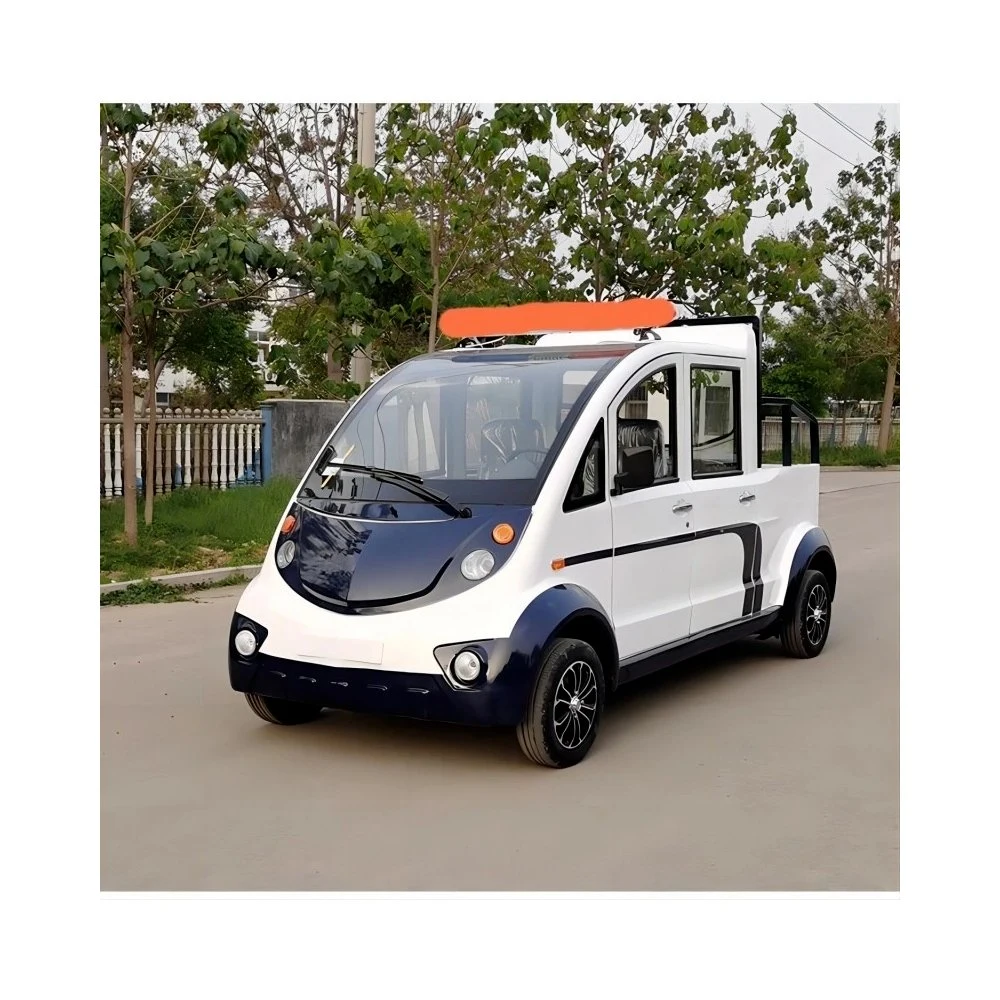 Electric Patrol Car Double Row Public Security City Management Park Four-Wheel 4 Seats or 5 Seats Utility Battery Patrol Car