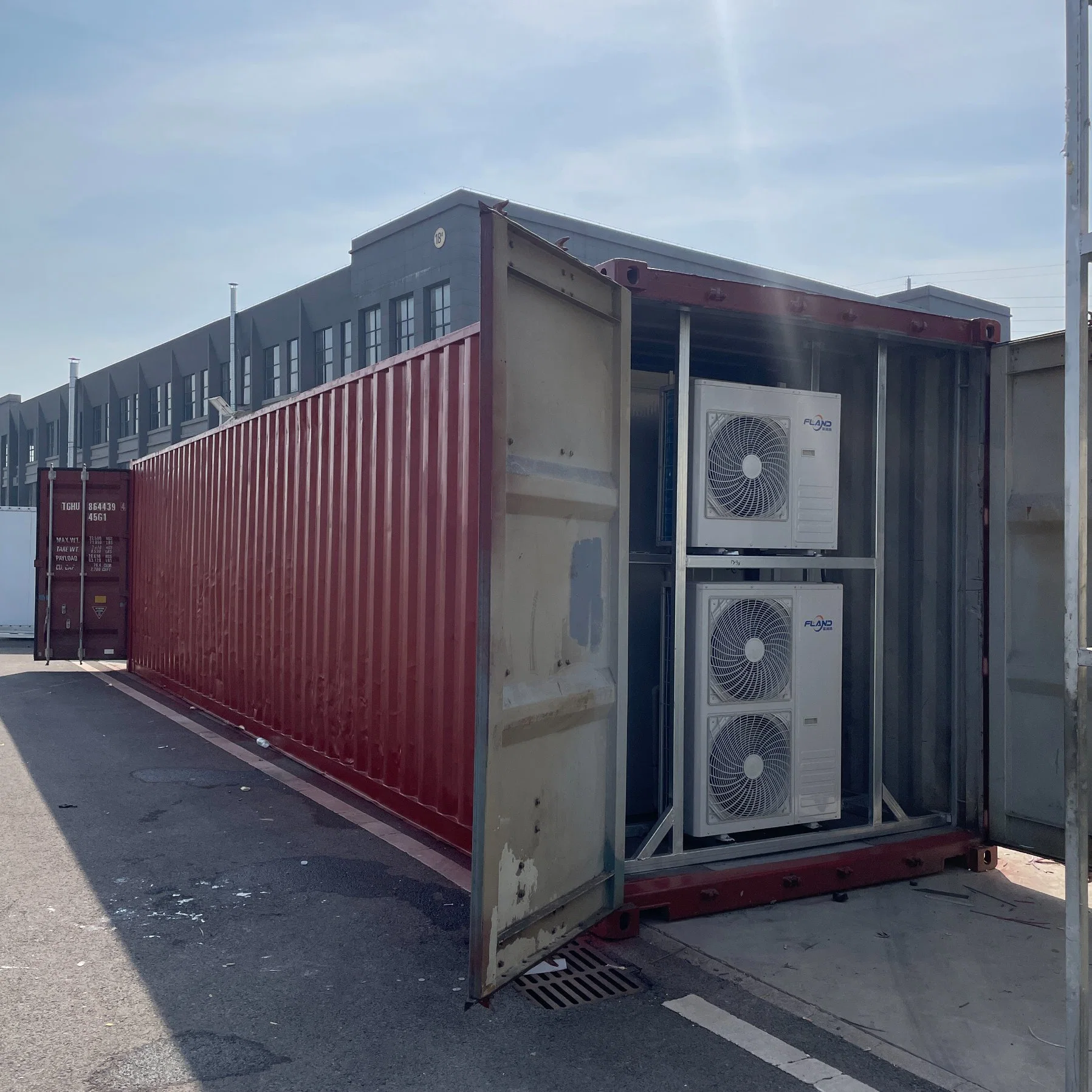 Nuevo diseño de la sala de frío de carne utilizado 40ft PIES 20 Freezer Contenedores Pollo congelado almacenamiento frío